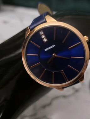 Sekonda Rose Gold & Blue Women's Watch